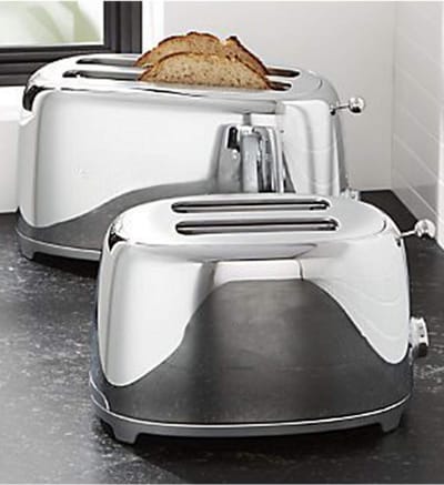 4-Slice Toaster 50's Style | Kleur: RVS