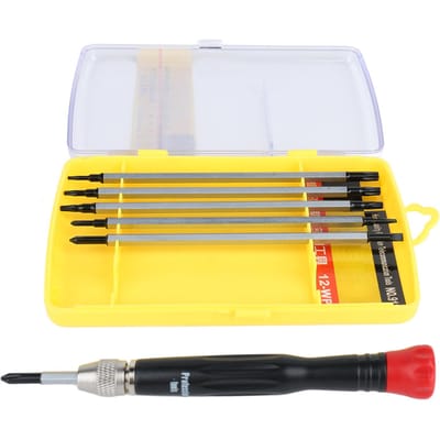 Gitaarschroevendraaierset Sleuf Kruis Ster Type Bit Assortiment Muziekinstrument Reparatie white