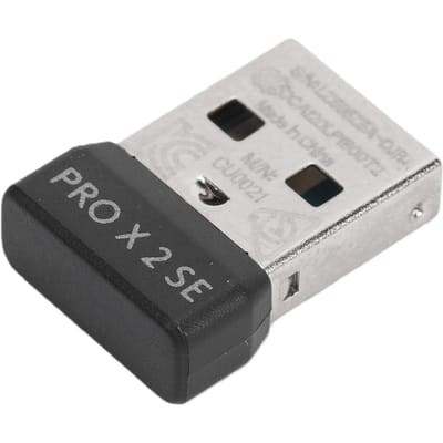 Récepteur USB Compatible avec la Souris Sans Fil Logitech G PRO X SUPERLIGHT 2 SE Adaptateur Dongle Appairage Automatique white