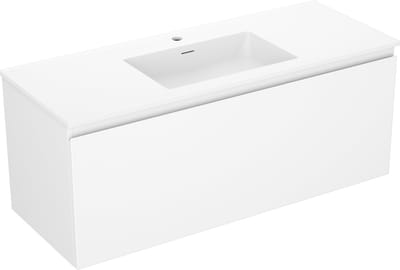 Mexen Orio badkamermeubel 120 cm met wastafel Otis, 1 lade, wit mat - 91A10-12047-1-BF01-W18M01