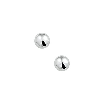 The Jewelry Collection Oorknoppen Bol - Zilver