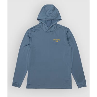 Salty Crew Overnight Hood Sunshirt Longsleeve Lycra blauw