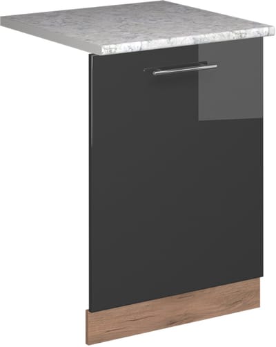 Vicco Fame-Line Vaatwasserfrontpaneel – 60 cm, WB Marmer Antraciet Hoogglans