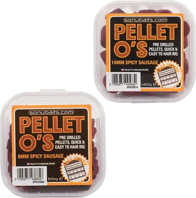 Sonubaits Pellets O's 8mm (65g) - Smaak : Spicy Sausage