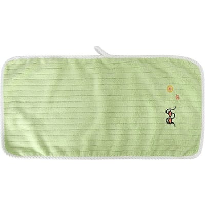Serviettes à main pour enfants, multifonctions, douces, absorbantes, à séchage rapide, en velours corail beige