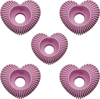 Waxinelichthouder Hart Gestreept - Sakura Roze - 3d geprint - Geschikt voor LED waxinelichtjes – Moderne woonaccessoire – Stijlvolle waxinelichthouder - 5 stuks