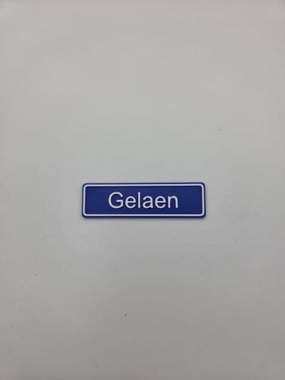 3D plaatsnaam speldje Gelaen