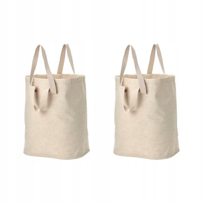 2x Luxe Waszak met 100L inhoud - Beige