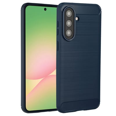 imoshion Hoesje - Geschikt voor Samsung Galaxy A57 (5G) - Brushed Backcover - Donkerblauw