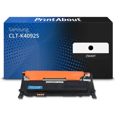 PrintAbout huismerk Toner CLT-K4092S (SU138A) Zwart Geschikt voor Samsung