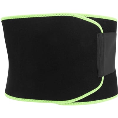 Oefening Taille Beschermende Riem Hardloop Trainer Riem Fitness Wrap Taille Vormgevend Band (M) groen
