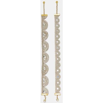 Stradivarius Set van 2 choker kettingen met spiegels  Goud OS