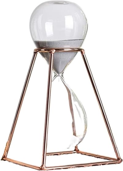 Zandloper Timer, 30 minuten Zandloper Timer Zandloper Timer Zandloper Craft Ornament Zandloper Zandloper Zandloper Timer Creatieve Decoratie Metalen Zandloper Glazen Ornamenten Creatieve souvenirs. (