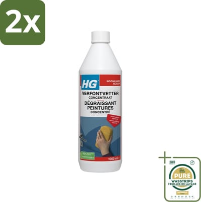 HG Verfontvetter Concentraat 1 liter - Voordeelverpakking - 2 stuks - Schilderwerk - Ondergrond reinigen