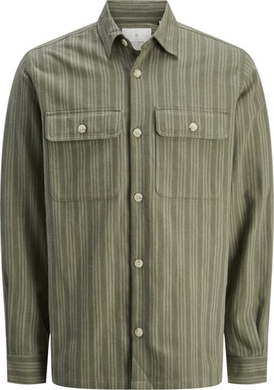 JACK&JONES - JPRCCRAYMOND SPRING STRIPE OVERSHIRT SN - Heren - Overhemden