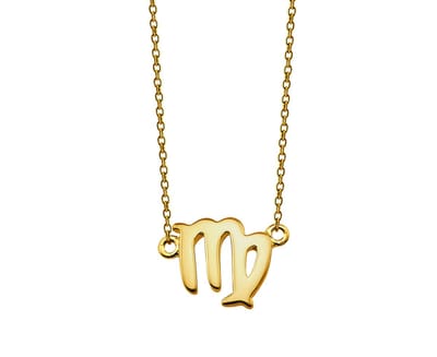 Maagd Ketting Gold-Plated Zodiac ZN009G