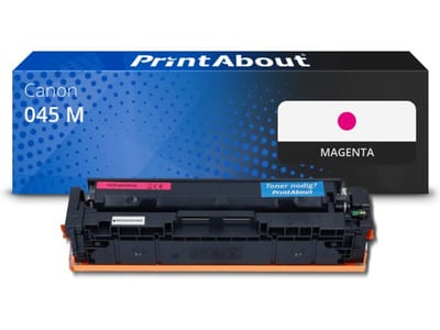 PrintAbout huismerk Toner 045 M  Magenta Geschikt voor Canon