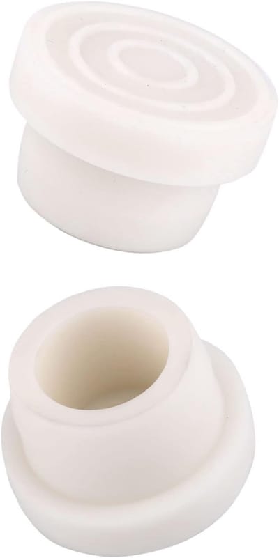 2pcs Inground Pool Ladder Bumpers, Pool Ladder Rubber End Caps Pool Bumper Caps Pool Ladder Parts for Pool Ladder Tubing