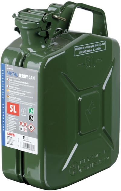 Militaire metalen jerrycan - 5L