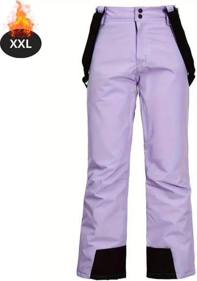 Livano Skibroek - Skipak - Snowboard Broek - Winterbroek - Sneeuwbroek - Dames - Wintersport - Paars - Maat XXL