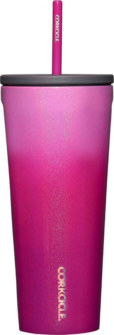 Corkcicle Cold Cup 700ml-Ombre Unicorn Kiss-Thermosfles-Drinkbeker-met rietje-Go to drinkbeker-30oz- Spill proof
