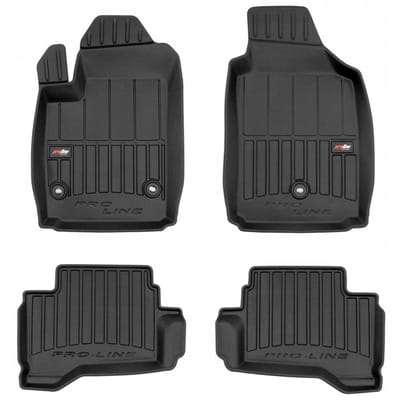 Frogum - 3D Pro-Line - Automatten Set - Geschikt voor FIAT 500 Electric 2015-2020 - 4-delig - Hoge Rand 6cm