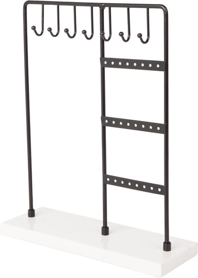 Vonkovic - sieradenrekje - Wit - Marmeren Plateau - Organizer - Jewelry - kettingen - oorbellenrekje - oorbellen - sieradenhouder