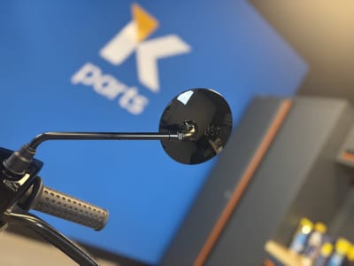 Mezoly Spiegelset glans zwart voor AGM VX50, BTC Riva
