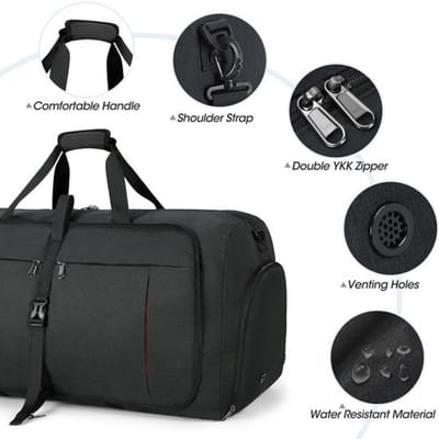 Dailygoods- Opvouwbare Reistas 65L - Waterdicht - Sporttas - Weekendtas