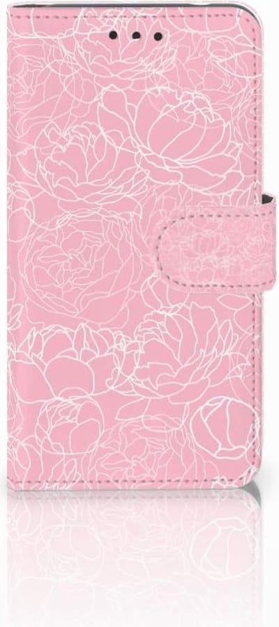 Nokia 2 Hoesje White Flowers
