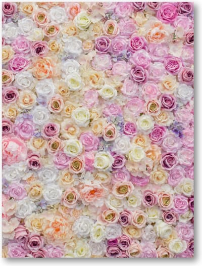 Rozenmix - 30x40 Poster Staand - Bloemen