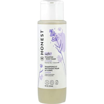 The Honest Company, Calm™, Shampoo + Body Wash, Lavendel, 532 ml (18 fl oz) white