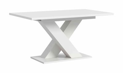 Motion uitschuifbare eettafel wit NB wit NB - 90x150x76cm
