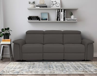 Pareli-Sofa 3-zits - Handmatig - Bruin PU