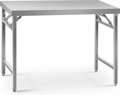 RVS werktafel - ECO - 70 x 120 cm - 215 kg - opklapbaar - Royal Catering RCAT-120/70KE