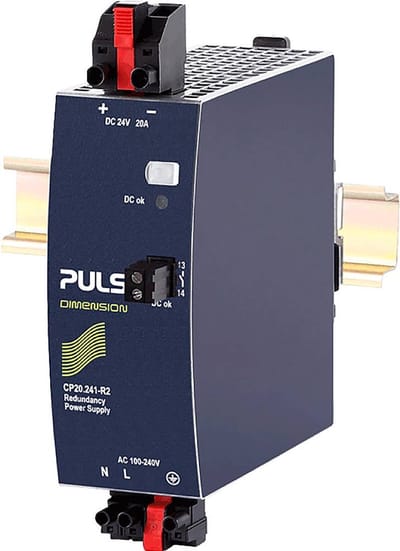 PULS CP20.241-R2 DIN-rail redundantie module 24 V 20 A 480 W Aantal uitgangen:1 x Inhoud 1 stuk(s)