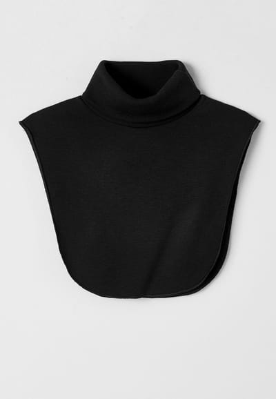 Damart - Halswarmer geborstelde fleece Thermolactyl - Dames - Zwart - Eén maat