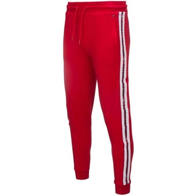 Tommy Hilfiger pantalon de survêtement homme rouge UM0UM01918-XLG M red