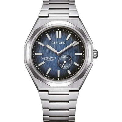 Citizen Super Titanium Zenshin 60 NK5020-58M Horloge - Titanium - Zilverkleurig - Ø 41 mm