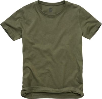 Brandit - Basic Kinder T-shirt - Kids 134/140 - Groen