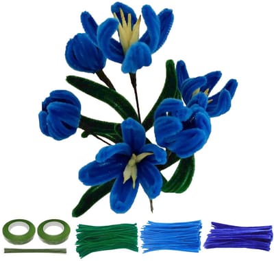 Kleurrijke Chenilledraden – 300 Stuks Pijpenreinigers voor Creatief Handwerk en Decoratie