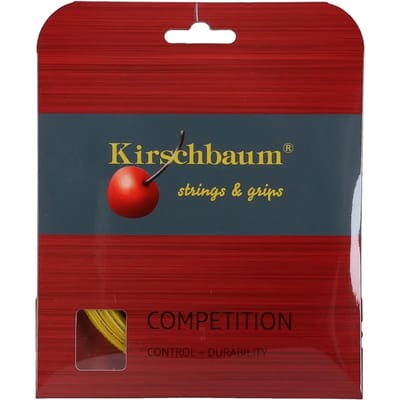 Kirschbaum Competition Tennis String 1.25mm Geel 12m - Controle & Duurzaamheid