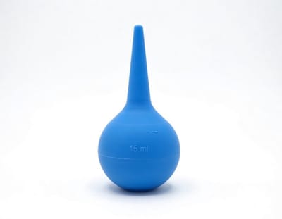Oorspuit 15 ml Blauw – Kleine Oorreiniger – Zachte Oorballon Babyproof