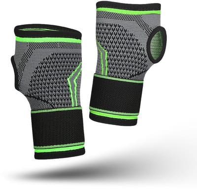 TOVBMUP Polsbrace - Polsbandage - Pols Bandage - Polsklachten - Geschikt voor tennis, basketbal, boksen, fitness, Klimmen , volleybal - Universeel - M - 2 stuks