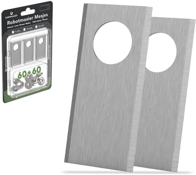 To the South® Universele Robotmaaier Mesjes geschikt voor Honda Miimo HRM 310, 520, 1500 & 3000 - Staal - 60 Stuks