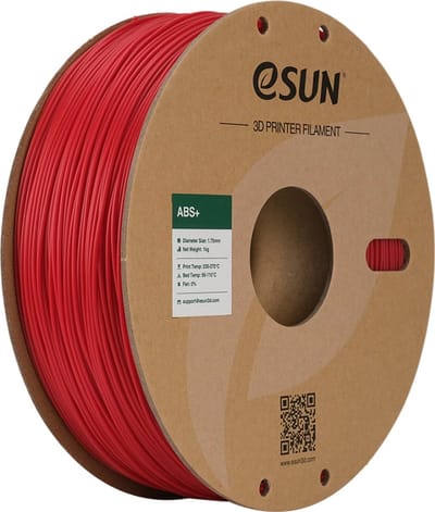ESUN ABS Plus 2kg 3D-printfilament 1kg/rol 1,75mm Lage krimp, hoge sterkte, hoge taaiheid en hittebestendigheid 3D-printmateriaal voor de meeste 3D-printers