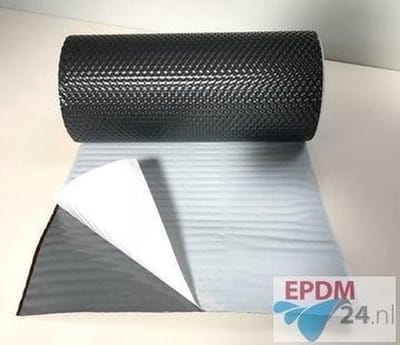 Aluflex loodvervanger zelfklevend 30 cm x 5 meter - antraciet 3D