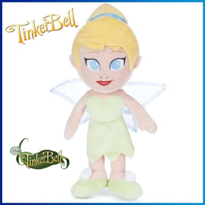 Tinkerbell - Peter Pan Disney Pluche Knuffel 36 cm - Speelgoed Knuffels voor Kinderen Jongens Meisjes - Tinker Bel Plush Toy
