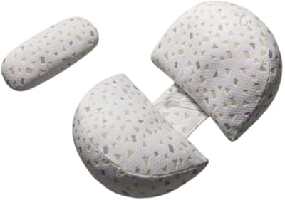 Ergonomisch zwangerschapskussen Grijs - Verstelbaar, Body pillow en Zijslaapkussen - Voor Zijslapen