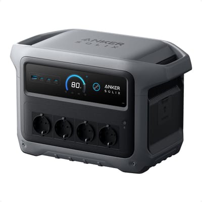 Anker SOLIX C1000 Gen 2 Draagbare Powerstation - 2.000W (Piek 3.000W) Zonne-Generator - Volledig Opgeladen in 49 Min - 1.024Wh LiFePO4 - Accu voor Noodstroom - Stroomuitval & Kamperen